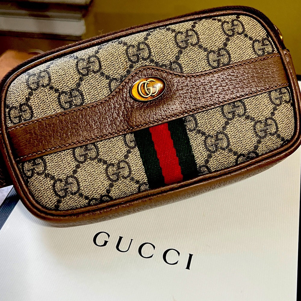 GUCCI GG SUPREME OPHIDIA BELTED IPHONE CASE 85